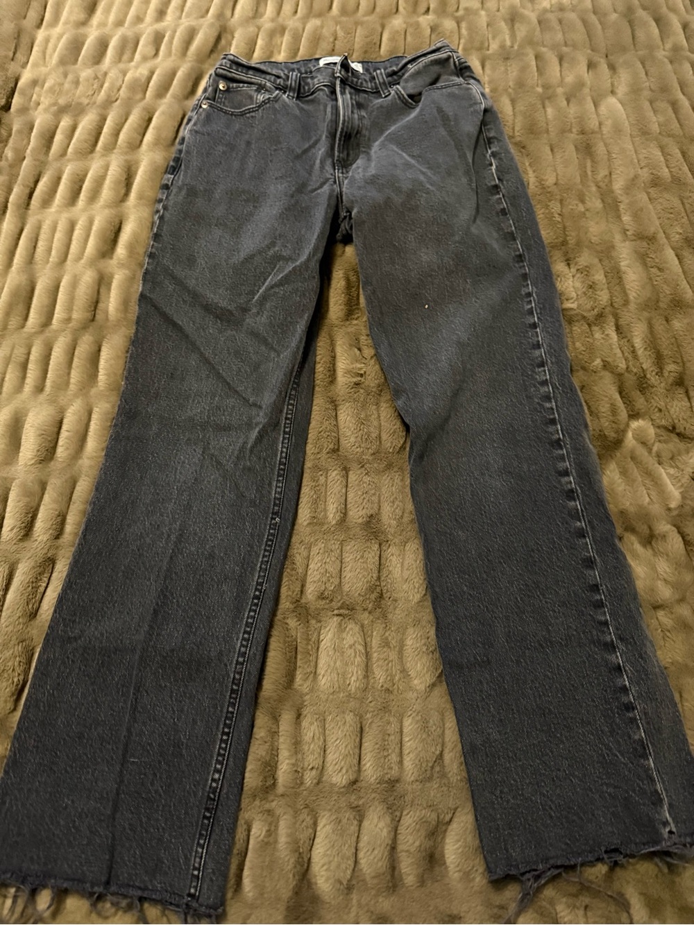 Classic Straight Fit Black Jeans